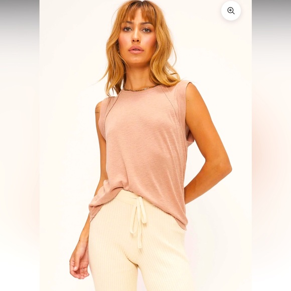 Project Social T Tops - NWT Project Social T Cherish the Day Seamed Tank Size XS